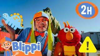 Blippi's Biggest Ball Pit Challenge | Blippi | Superhero Cartoon for Kids | Moonbug Kids