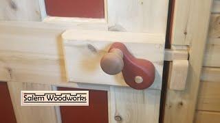 Making a Wooden Door Latch