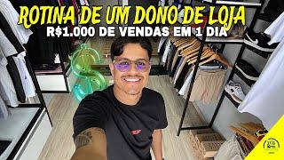 Vendi mil reais em roupas em um dia na loja | #lojaderoupas #lojavirtual