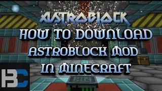 Download ASTROBLOCK in MCPE || Astroblock for mcpe || BLACKCLUE GAMING