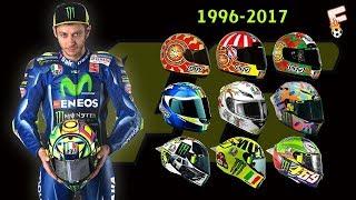 Valentino Rossi Helmets Design 1996 - 2017