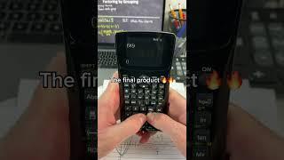 Cheating calculator prototype vs product