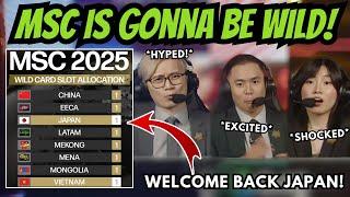 MPL Casters Rockhart, Ingan, & Brigida Reacts To The MSC 2025 Slot Allocations. Welcome Back Japan!