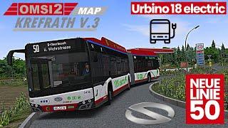 OMSI 2: KREFRATH V3 - NEUE Linie 50 im SOLARIS Urbino 18 electric! #259 | PxlKiing