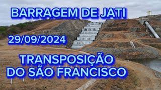 Barragem de Jati Transposição do Rio São Francisco em 29/09/2024