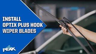 OPTIX PLUS Hook Arm Windshield Wiper Installation | PEAK Auto