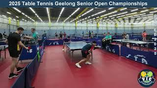 Nicholas Lum (2224) vs Finn Luu (2229)  SF Highlights  2025 Table Tennis Geelong Senior Open