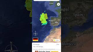 Size Comparison Germany VS United Kingdom #geography #edit #mapping #virqlshorts #subscribe to like