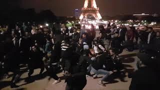 Open-air night club in Paris Trocadéro