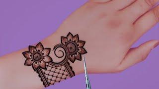 New stylish back hand mehndi design | Easy mehndi design | mehndi ka design | mehndi design | mehndi