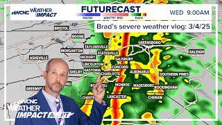 Tuesday wx vlog 3/4/2025: Strong winds and severe storms Wednesday.