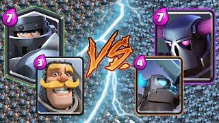 PEKKA + MINI PEKKA VS MEGA KNIGHT + KNIGHT - CLASH ROYALE BATTLE #202