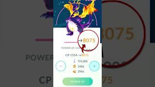 Finally!  I Powered Up my Shiny GIGANTAMAX CHARIZARD to Level 50
