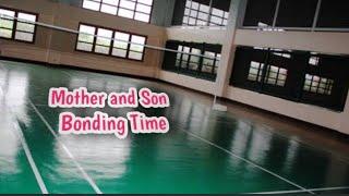 MY FITNESS JOURNEY | BADMINTON DAY AND BONDING TIME WITH MY SON | TINAMARI CROV