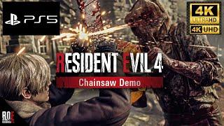 Resident Evil 4 Chainsaw •  PS5 • 4K