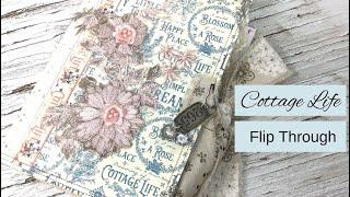 Junk Journal Flip Through, Cottage Life Commissioned Journal