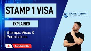 Stamp 1 Visa Explained