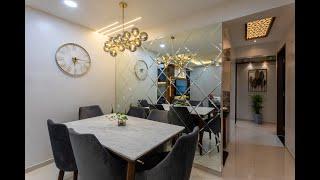 Interior Design of compact 3 BHK | Vardhaman Palm Rose I Punawale I Pune I Vallabh Interiors