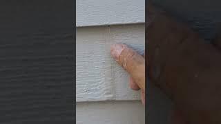 rotted cedar siding. lack of proper maintenance and sealing around windows and butt joints.