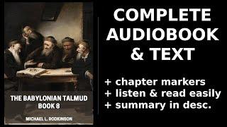 The Babylonian Talmud, Book 8 (1/2) ️ By Michael L. Rodkinson. FULL Audiobook