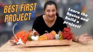 Perfect First Woodworking Project! DIY Wooden Centerpiece for Beginners