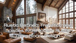 65 amazing modern Rustic Living Rooms