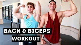 BACK & BICEPS WORKOUT FEAT. SEAN ADAMS | WORKOUT MOTIVATION