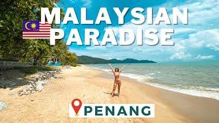 THIS BEACH IS FAMOUS BUT NO ONE WAS THERE | Batu Ferringhi & FOOD in Penang Malaysia Vlog 2022