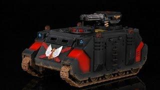 How to paint Death Company Razorback? Warhammer 40k Blood Angels Buypainted painting tutorial