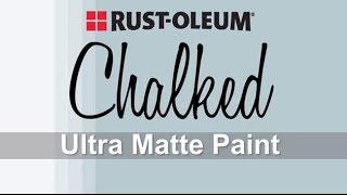 How to Apply Rust-Oleum Chalked Paint