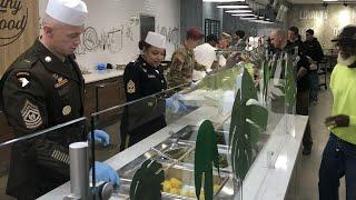 Hunter Army Airfield holds Thanksgiving meal for soldiers