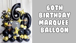 60th Marquee Balloon for Him