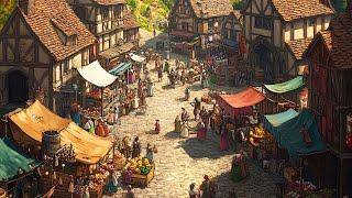 Medieval Fantasy Music - Medieval Market Tunes - Authentic Celtic Music for a Journey to the Past