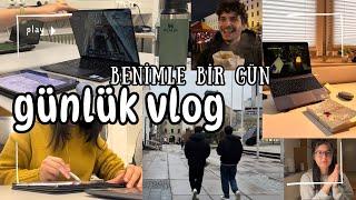 TUM KÜTÜPHANESİNDE DERS ÇALIŞMA VLOGU | BENİMLE BİR GÜN - Almanya Günlükleri