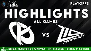 KCB vs Z10 ALL GAMES Highlights | EMEA Playoffs 2025 | Karmine Corp Blue vs Zero Tenacity