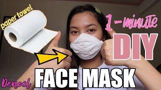 1-MINUTE DIY FACE MASK | Dencel Ulson