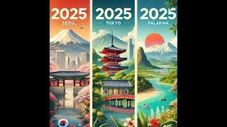 Best Travel Destinations for 2025  Tokyo vs Seoul vs Palawan – Where Should You Go?