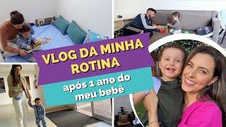 UM DIA EM MINHA VIDA | Como está minha rotina com meu bebê de 1 ano