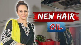 Making Of Organic Hair Oil With Bushra Ansari | Vlog