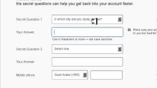 How to create a Yahoo account