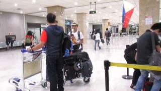 Cebu International Airport - Checking In and filling immigration forms