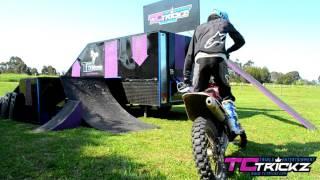 Tim Coleman Rides Trials setup on Enduro bike