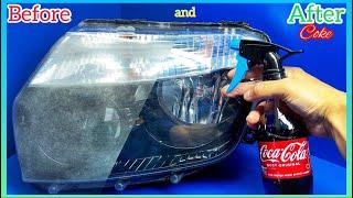 How To Restore Headlights PERMANENTLY.Polishing Headlights.Cleaning headlights manually.
