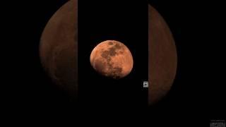 Partial Lunar Eclipse 07.06.2025 | An Mars Coloured Moon ! #astronomy #astrophotography #telescope