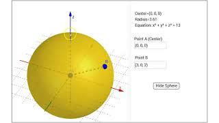 Understanding Equation of a Sphere