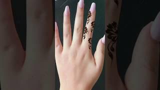 Finger Mehndi Design #easymehndi #mehndi #mehndidesign #simple  #shortvideo #shorts #youtubeshorts