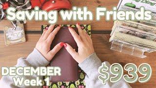  Bills + Saving With Friends $939 | December Week 1 | Single Income