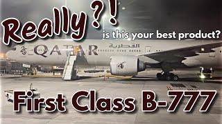 Qatar Airways’ secretive 777 long haul First Class