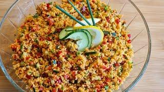 World class 5 stars, you have definitely not eaten such a delicious couscous salad, recipe