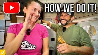  HOW WE MAKE YOUTUBE VIDEOS // Behind the scenes